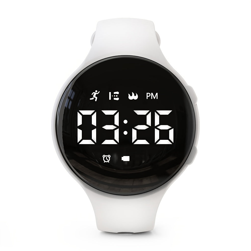 LED Pedometer Watch for Kids, Activity Tracker with Alarm Clock