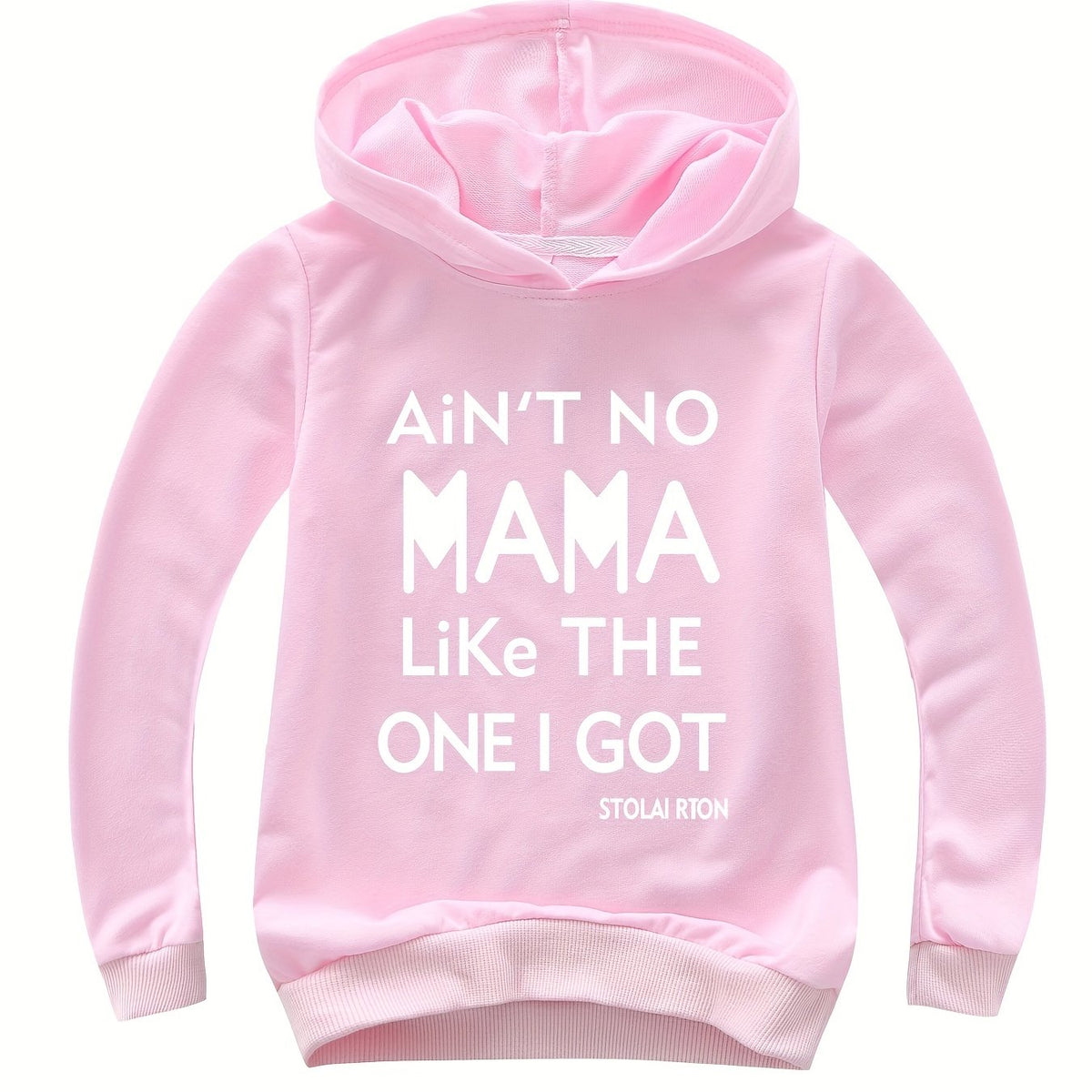 Cozy Kids Letter Print Hoodie Soft Pullover Sweatshirt Boys Girls Toddlers