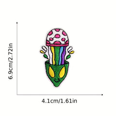 8pcs Bear Embroidered Patches DIY Crafts Clothing Jacket Jean