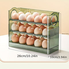 3 Tier Egg Holder Fridge Organizer, Holds 30 Eggs