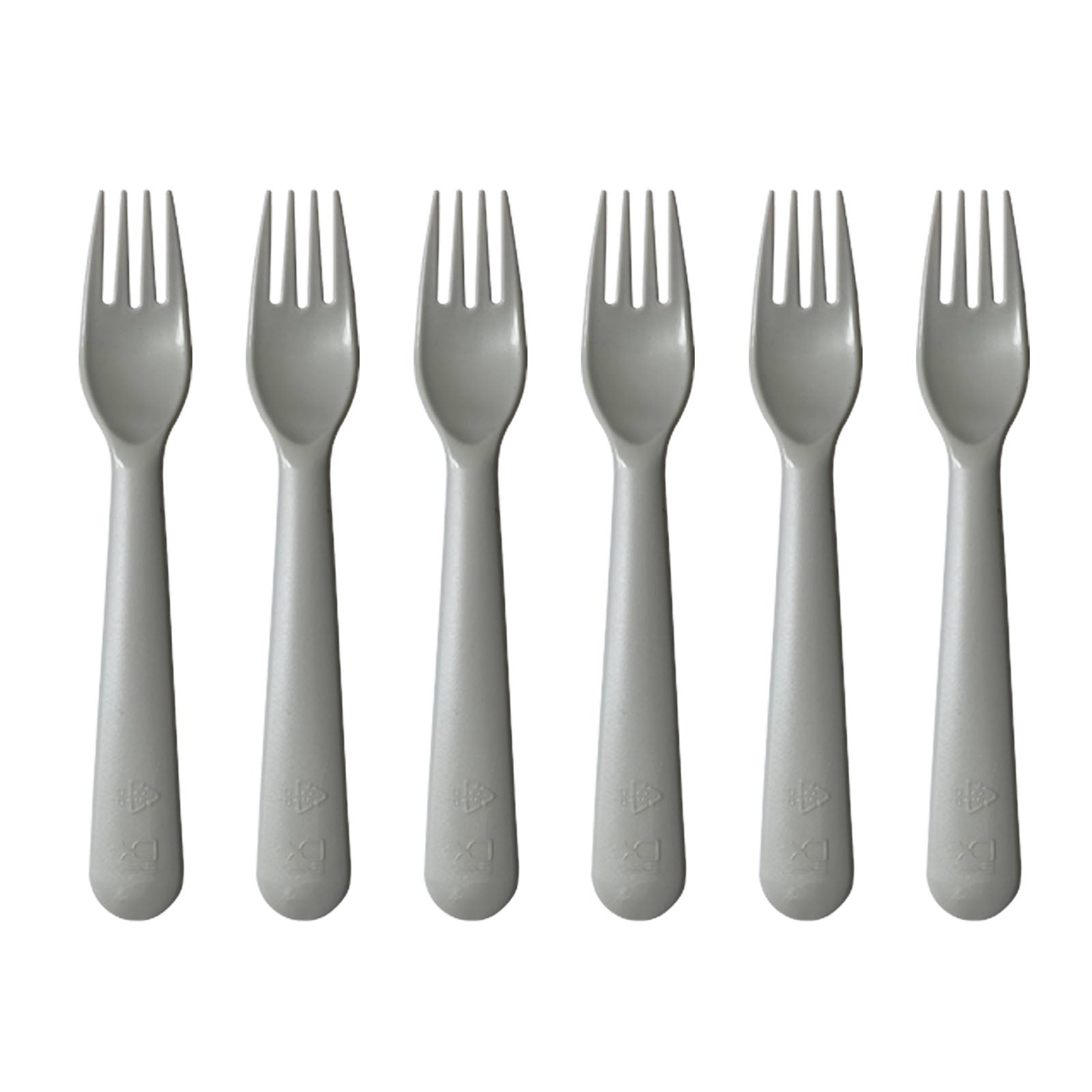 6pcs Kids Plastic Forks Nordic Macaroon BPA-Free Utensils for Baby & Children