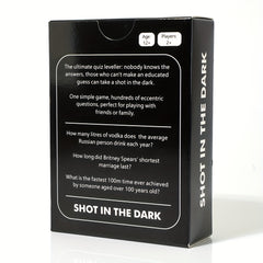 Shot In The Dark Card Game Party Playing Card Games