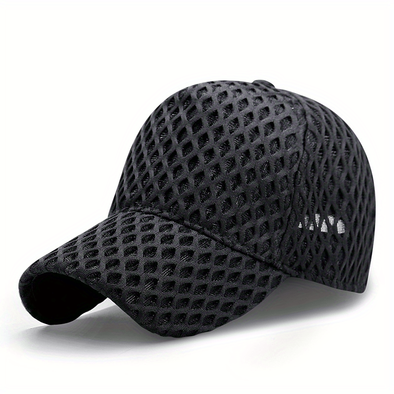 Breathable Mesh Sun Hat for Men Outdoor Baseball Cap
