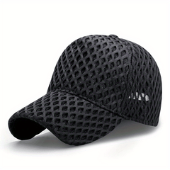 Breathable Mesh Sun Hat for Men Outdoor Baseball Cap