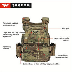 Outdoor Multifunctional Training Vest 1000D Waterproof Molle Vest