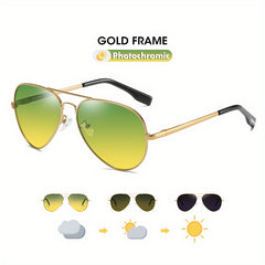 Polarized Photochromic Night Driving Glasses