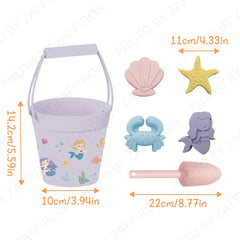 Silicone Beach Bathroom Travel Toys Set for Kids