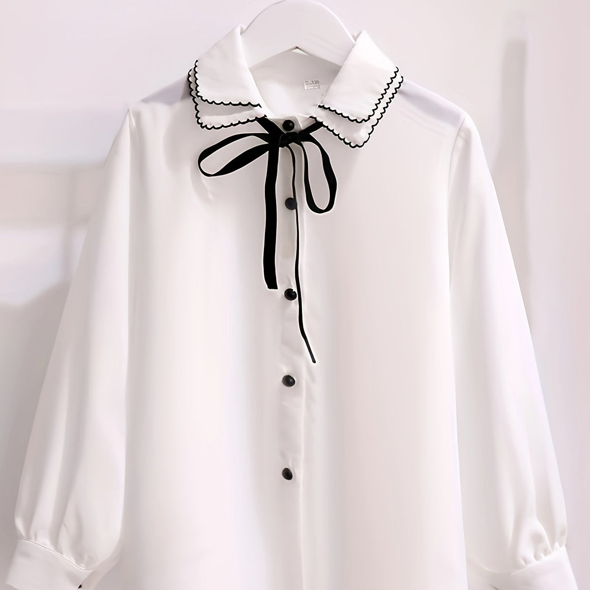 Girls Varsity Button Down Shirt Top for Fall Spring