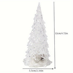 Acrylic Christmas Tree Colorful Night Light Crystal Christmas Tree Night Light