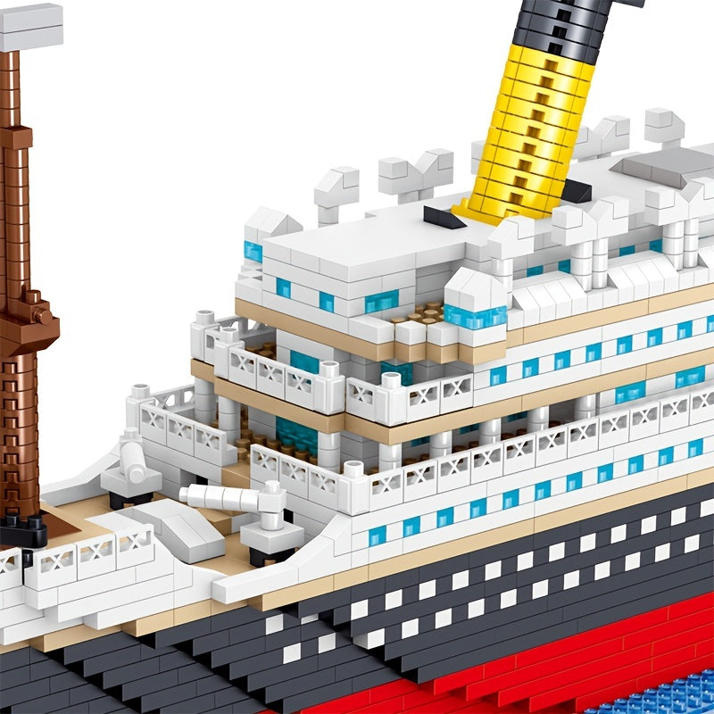 4404pcs Large Cruise Building Blocks Set Toy for Halloween Christmas