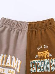 Boys Patchwork Sweatpants
