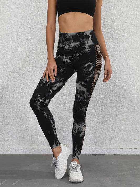 Tie Dye High Waist Yoga Pants Fitness Leggings Women's Activewear