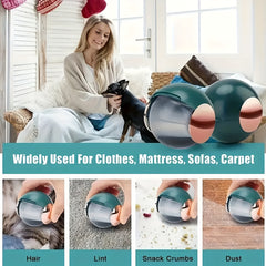 Travel-Friendly Pet Hair Remover Lint Roller Brush