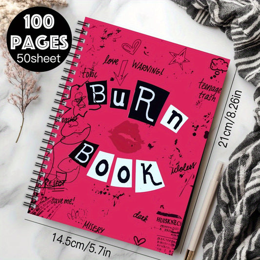 Mean Girls Fun Fun Spiral Notebook Burn Book Mean Girls Journal