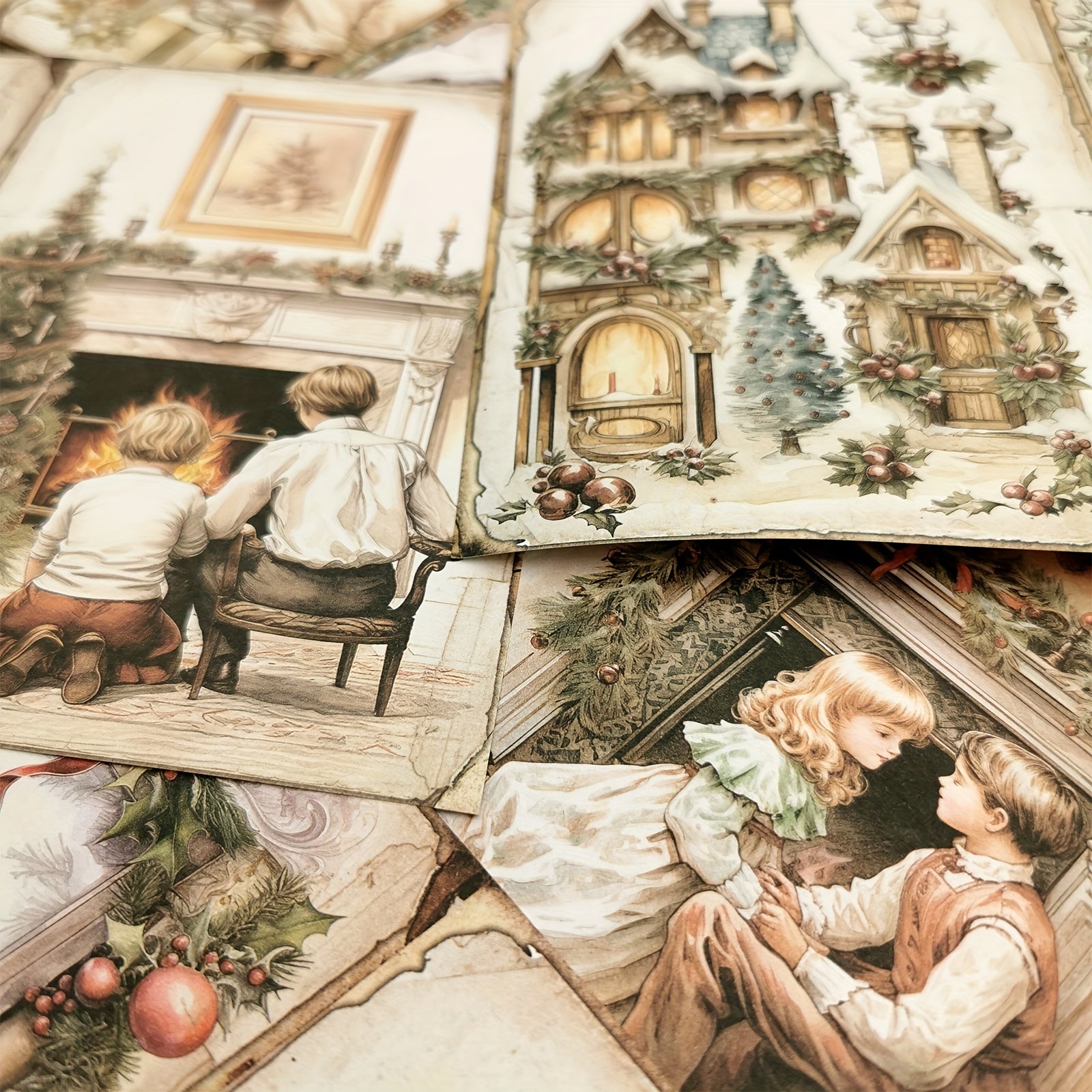 Vigus8 Mother's Scrapbook Diary A5 Size Handcraft Paper