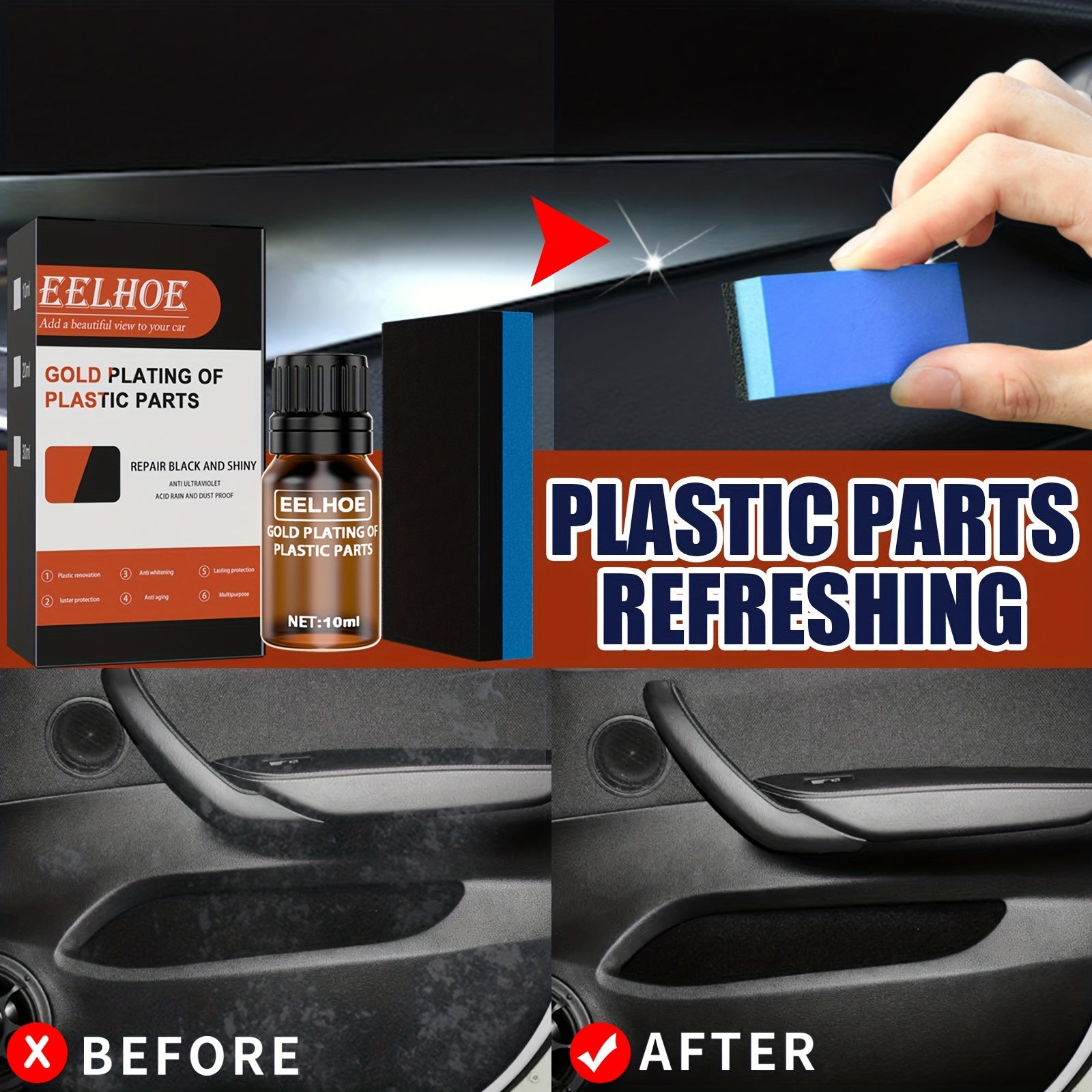 Car Interior Dashboard Plastic Refurbishment Agent