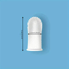 2pcs Dog Finger Toothbrush with Storage Box - Dog Teeth Cleaning Brush