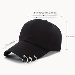 Unisex Sunshade Peaked Cap Outdoor Sun Hat Adjustable