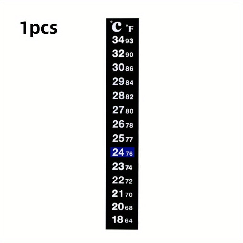 Fish Tank Thermometer Stick On Aquarium Temperature Sticker Strip Green