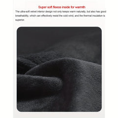 Winter Thermal PU Leather Touch Screen Waterproof Gloves for Cycling Ski