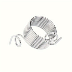Crochet Ring Finger Yarn Guide Stainless Steel Adjustable Knitting Loop