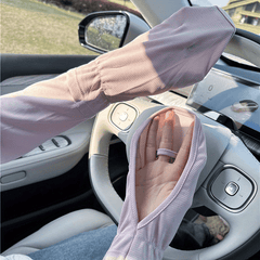Women's Sunproof Ice Sleeves Driving Gloves Outdoor UV Protection Long Sleeves