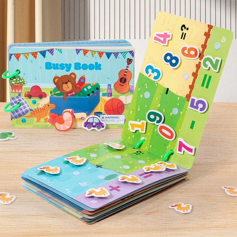 Preschool Reusable Sticker Books - Quiet & Busy Educational Toys