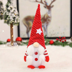 Christmas Decoration Knitted Couple Doll Window Props