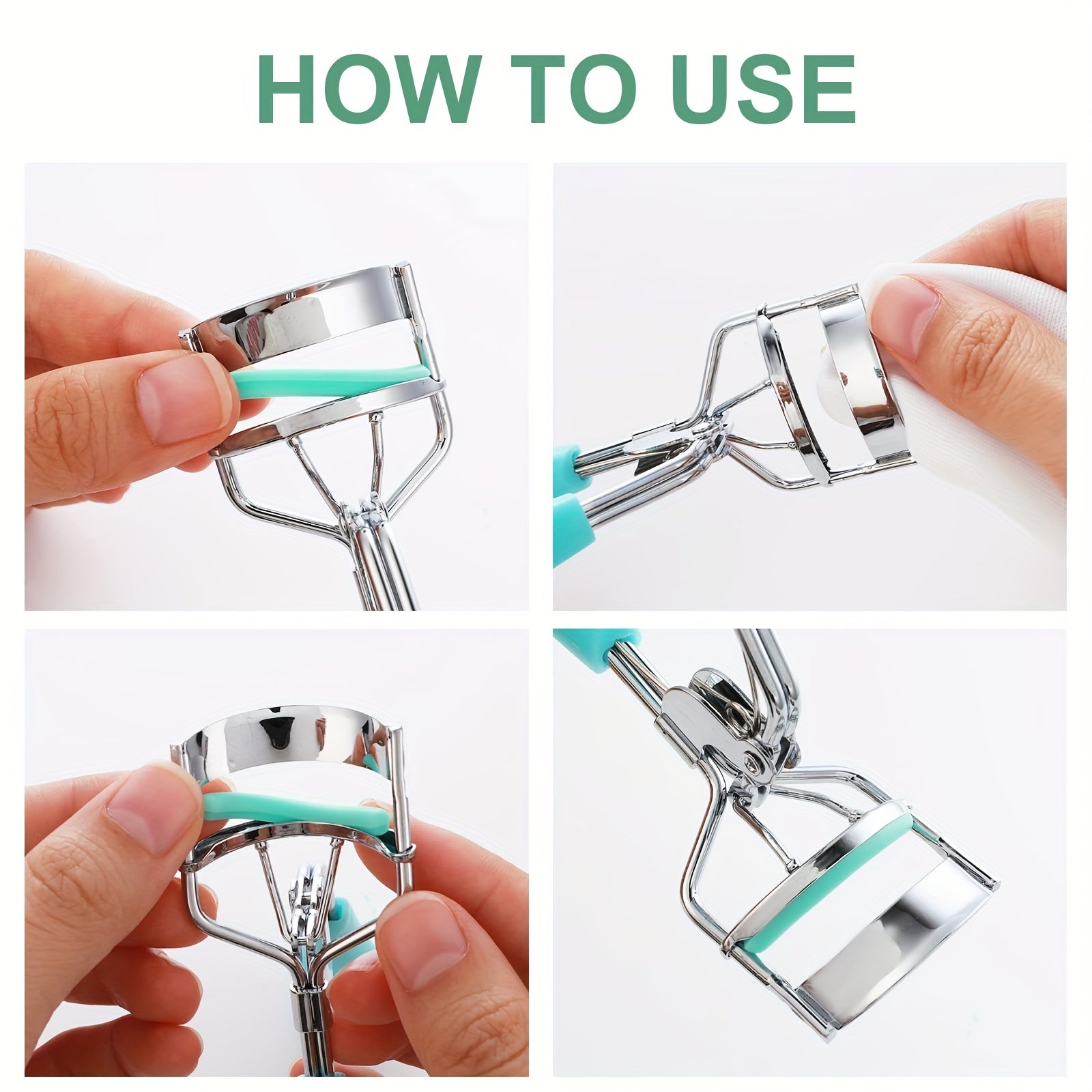 Eyelash Curler with 10 Refills for Perfectly Curled Lashes