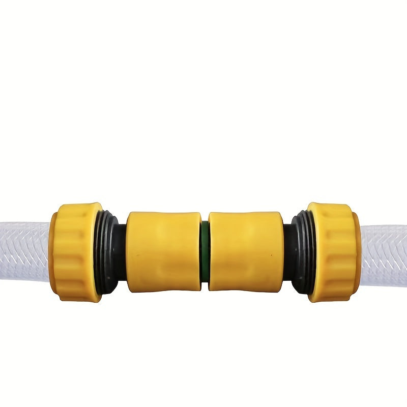 2pcs Plastic Double Extension Pipe Repair Joint Bidirectional Docking Nipple