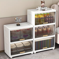 Clear Drawers Flip Open Storage Bins Storage Drawer Organizer