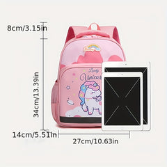 Kindergarten Primary School Cartoon Schoolbag Boys Girls Pony Crocodile Backpack