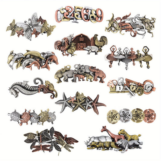 Steampunk Style Hair Clip Alloy Insect Key Shape Hair Accessories