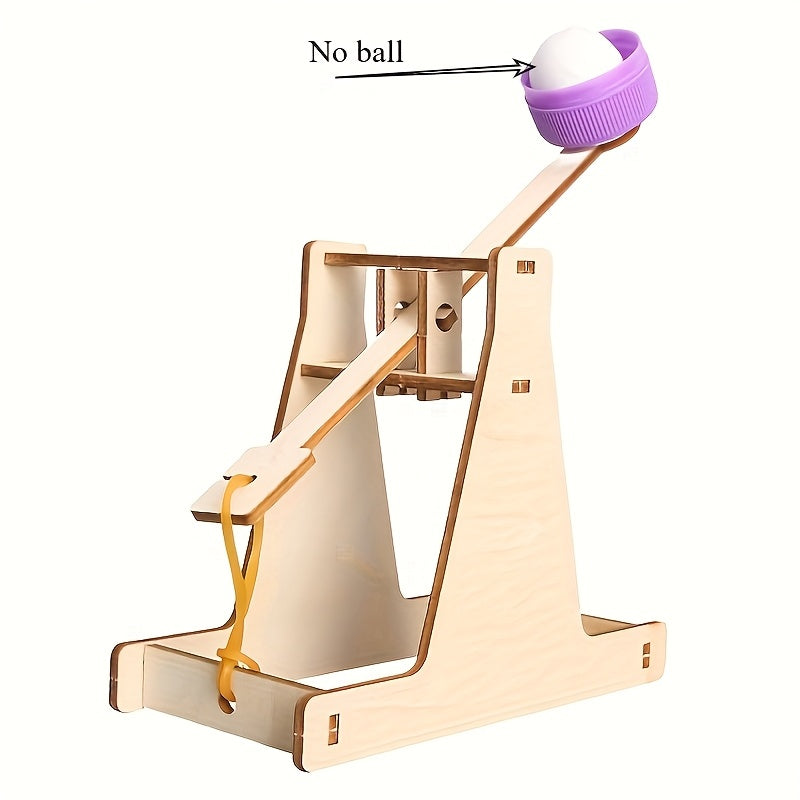 Trebuchet Technology DIY Wooden Craft Science Project Slingshot
