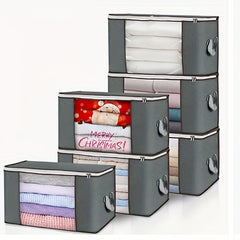 Foldable Clothing Storage Box for Clothes Blankets Quilts Sheets Pillows & Toys