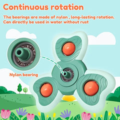 Suction Cup Spinning Top Insect Toys for Babies