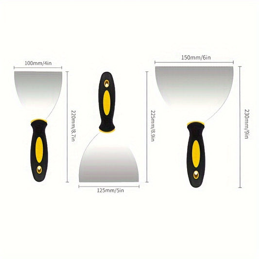 1pc Fine Finish Soft Grip Handle Scraper Soft Touch Handle 2 15
