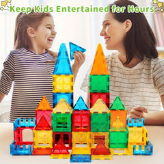 Magnetic Building Blocks Toys Kids 80pcs Learning Educational Construction