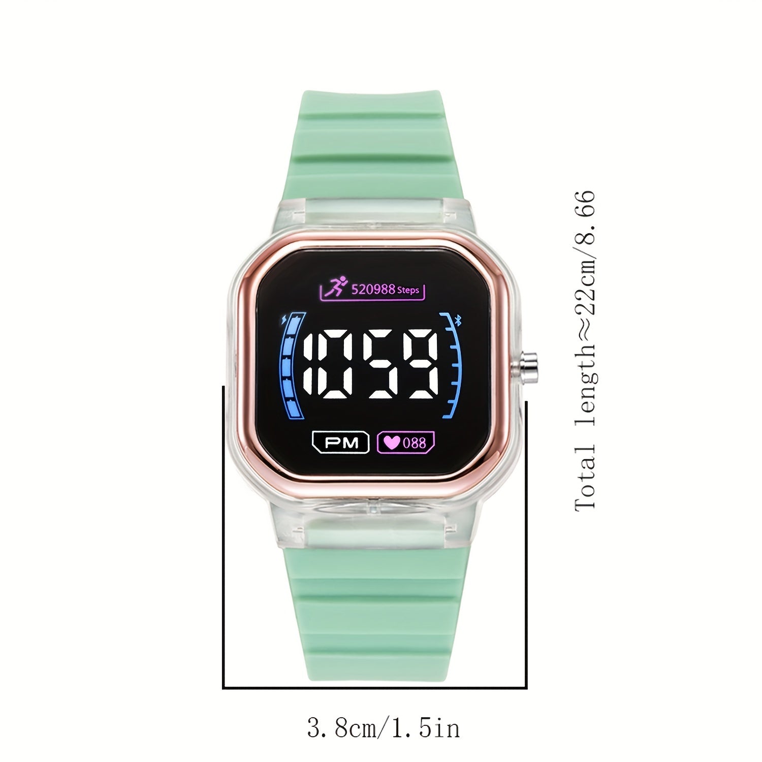 LED Display Children's Colorful Electronic Watch