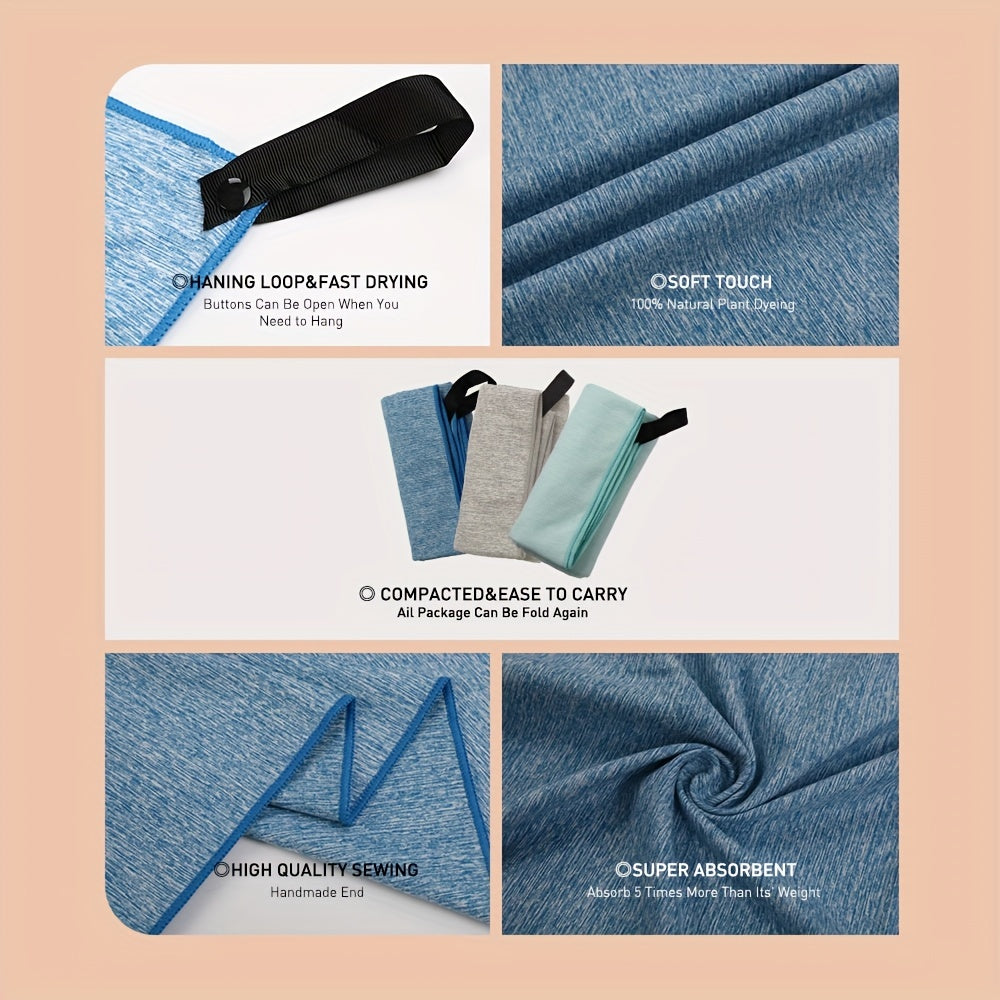 Microfiber Gym Towel - Fast Drying & Absorbent - Sweat Towel for Gym