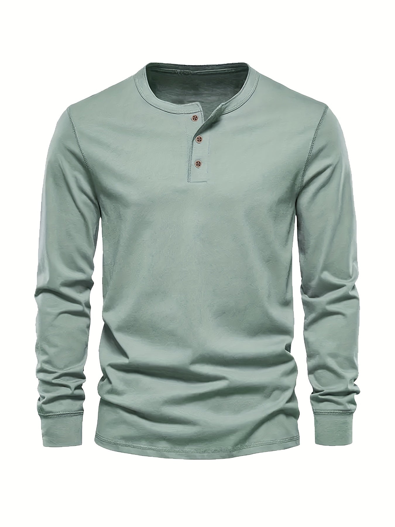 Men's Button Casual Comfy Custom Fit Long Sleeve Shirt