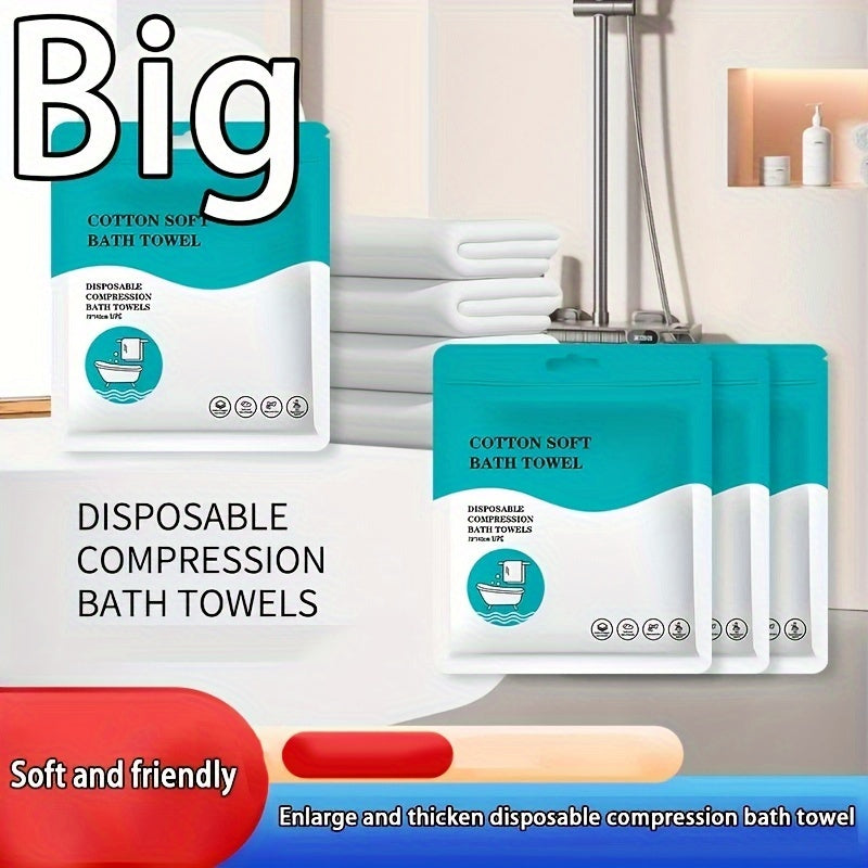 Portable Compressed Bath Towel for Hiking & Camping