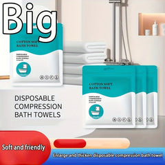 Portable Compressed Bath Towel for Hiking & Camping