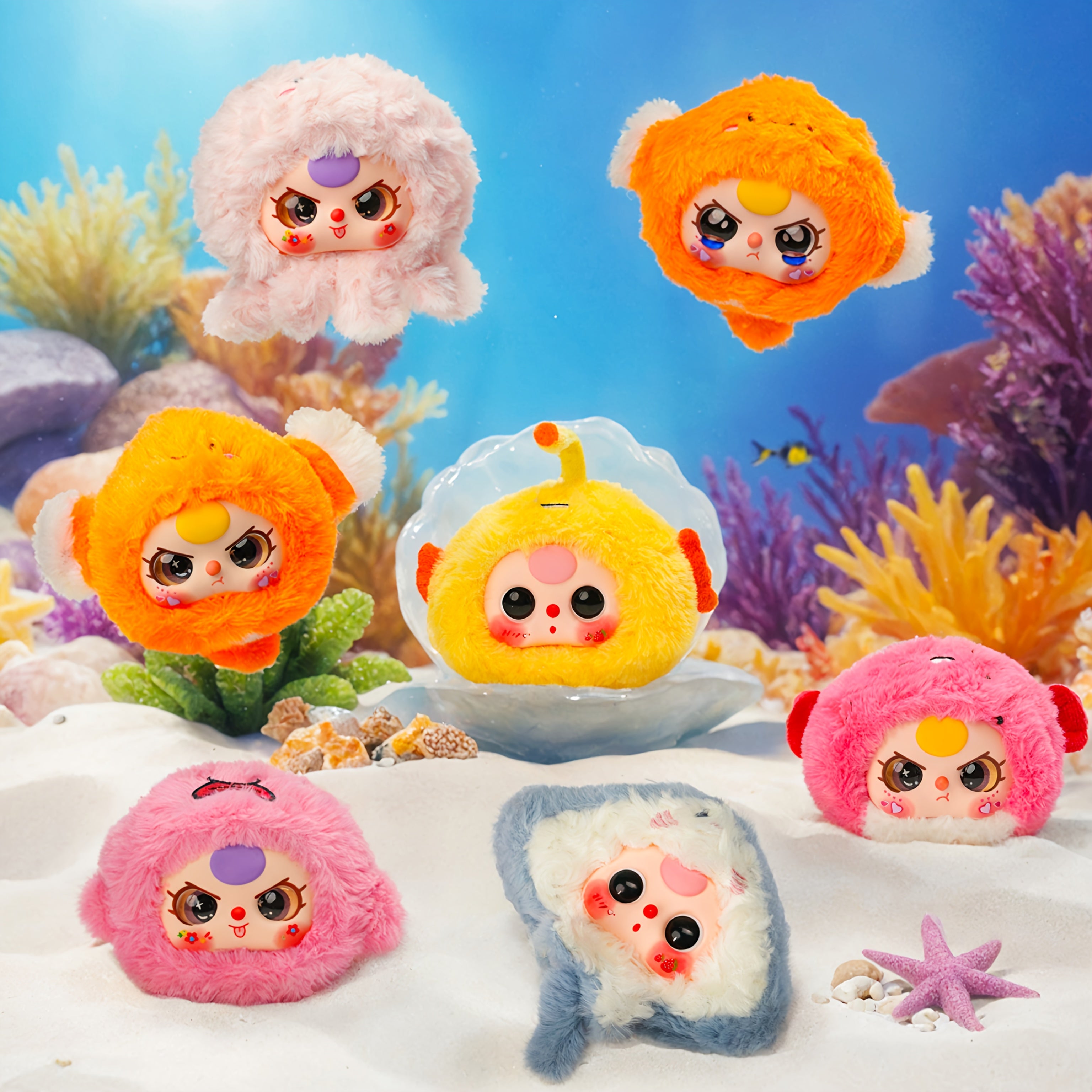 Ocean Theme Plush Toy for Bedroom Decoration Ideal Gift