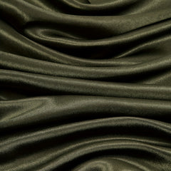 Vintage Dark Green Bandana Large Satin Square Scarf
