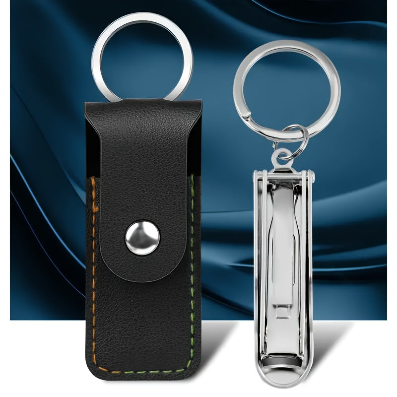 Portable Folding Nail Clipper Keychain Ultra thin Nail Clipper Trimmer
