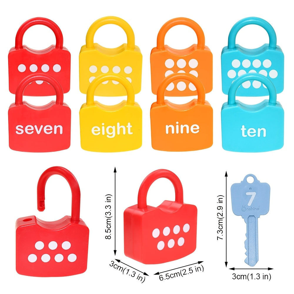 Number & Letter Pairing Unlock Puzzle Game for Kids