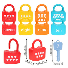 Number & Letter Pairing Unlock Puzzle Game for Kids