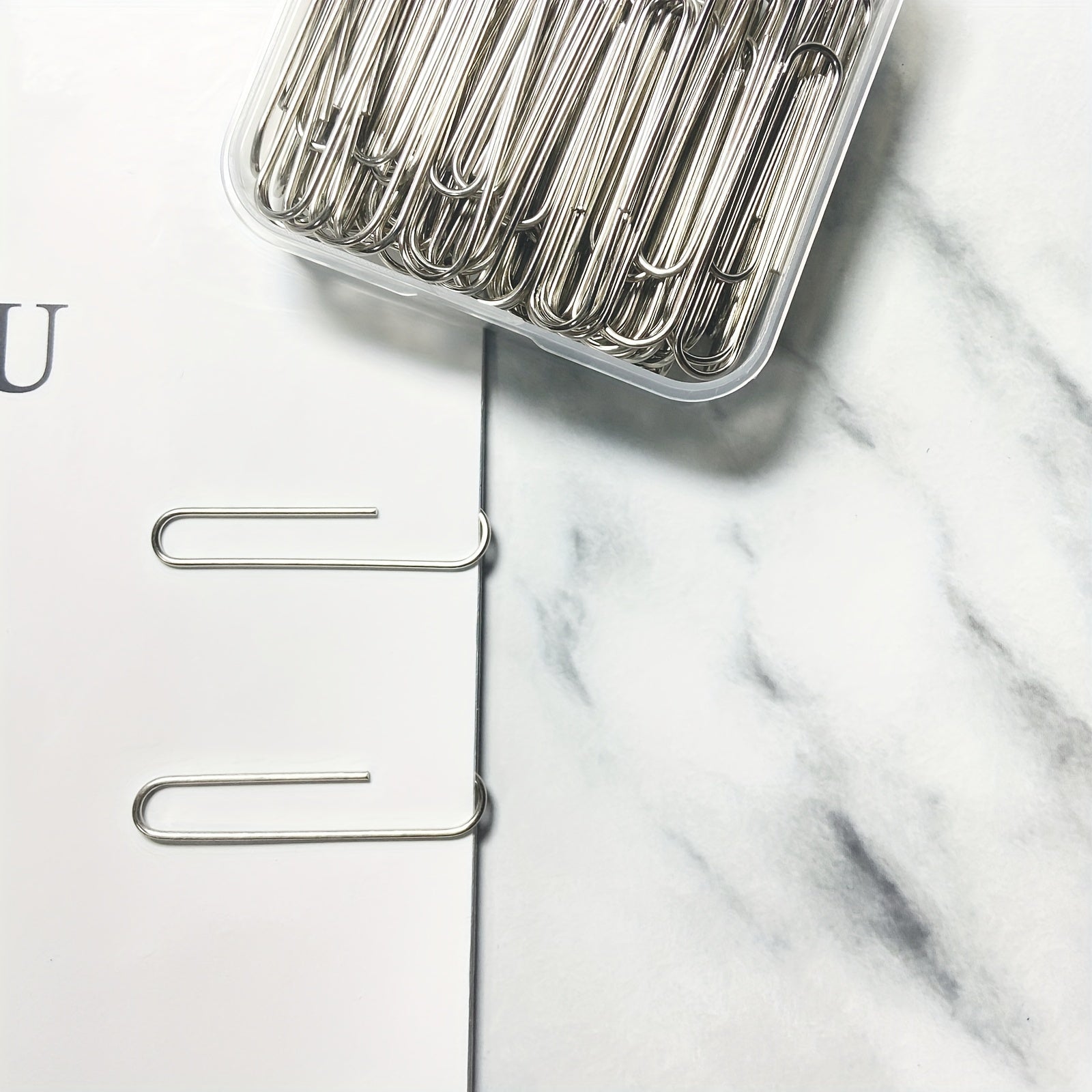 80pcs Large Paper Clips 5.08 Cm Jumbo Paper Clip for Office School