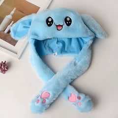 LED Illuminated Plush Rabbit Hat Role Playing Party Holiday Halloween